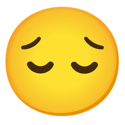 face without mouth and pensive face