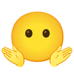 face without mouth and person shrugging