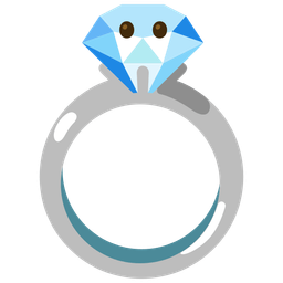 face without mouth and ring