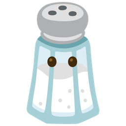 face without mouth and salt