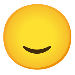 Face without mouth and Slightly smiling face