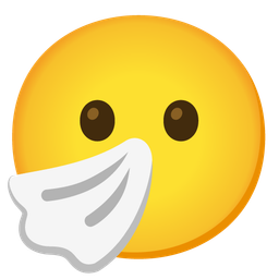 face without mouth and sneezing face