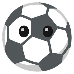 face without mouth and soccer ball
