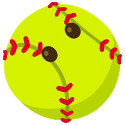 face without mouth and softball