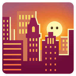 face without mouth and sunset