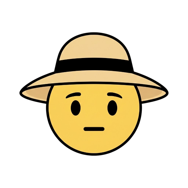 Face without mouth and Woman’s hat