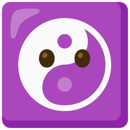 face without mouth and yin yang