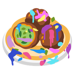 falafel and artist palette