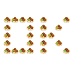 falafel and OK button