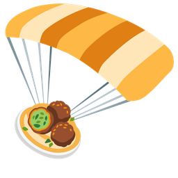 falafel and parachute