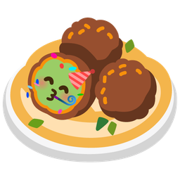 falafel and partying face