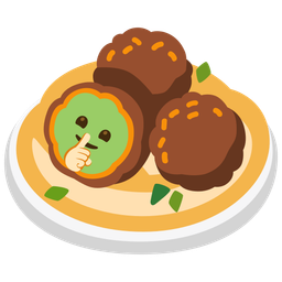 falafel and shushing face