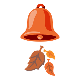 fallen leaf and bell