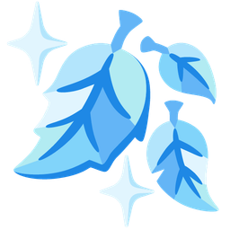 fallen leaf and gem stone