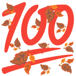 fallen leaf and hundred points