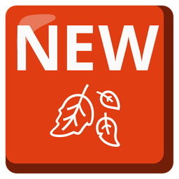 fallen leaf and NEW button