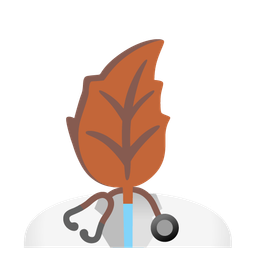fallen leaf and stethoscope