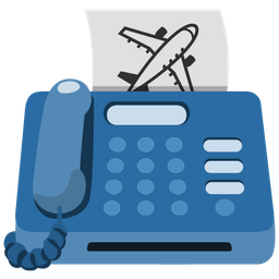 Fax machine and Airplane