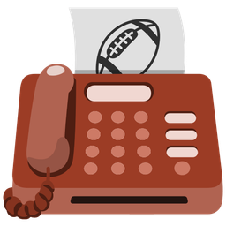 Fax machine and American football