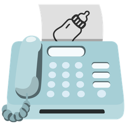 Fax machine and Baby bottle