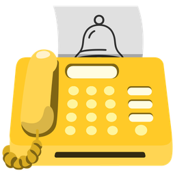 Fax machine and Bell