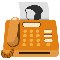 Fax machine and Bread