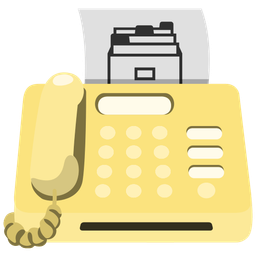 Fax machine and Card file box