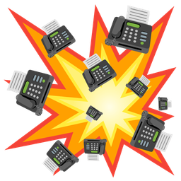 Fax machine and Collision