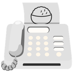Fax machine and Cooked rice