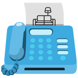 Fax machine and Couch and lamp