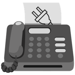 Fax machine and Electric plug