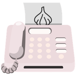 Fax machine and Garlic