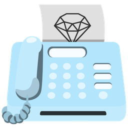 Fax machine and Gem stone