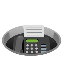 Fax machine and Hole