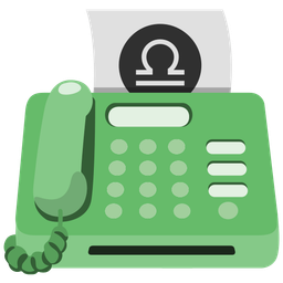 Fax machine and Libra