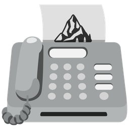 Fax machine and Mountain