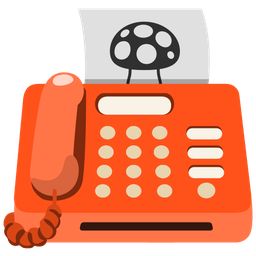 Fax machine and Mushroom