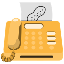 Fax machine and Peanuts