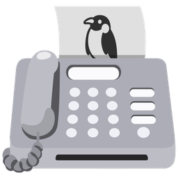 Fax machine and Penguin