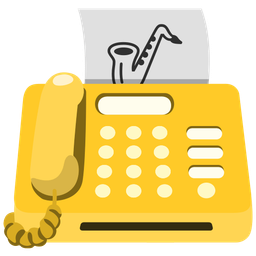 Fax machine and Saxophone