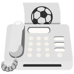 Fax machine and Soccer ball