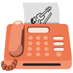 Fax machine and Violin