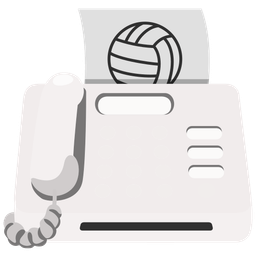 Fax machine and Volleyball