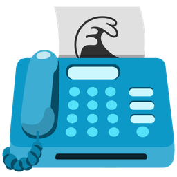 Fax machine and Water wave