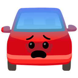 Fearful face and Automobile