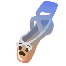 Fearful face and Ballet shoes