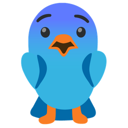 Fearful face and Bird