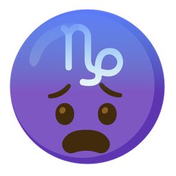 Fearful face and Capricorn