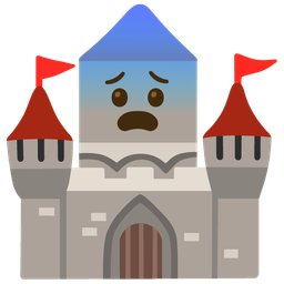 Fearful face and Castle