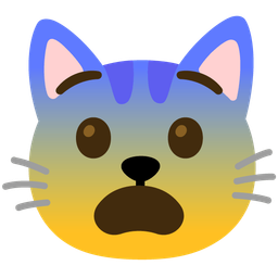 Fearful face and Cat face